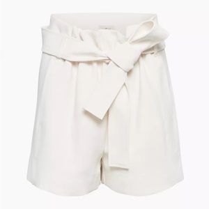 ✨ Wilfred Paperbag Short High Waisted Short, Ivory, Size 4